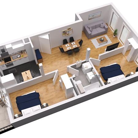 Zentrum Residenz - Wohnen Auf Hoechstem Niveau Leipzig Extérieur photo